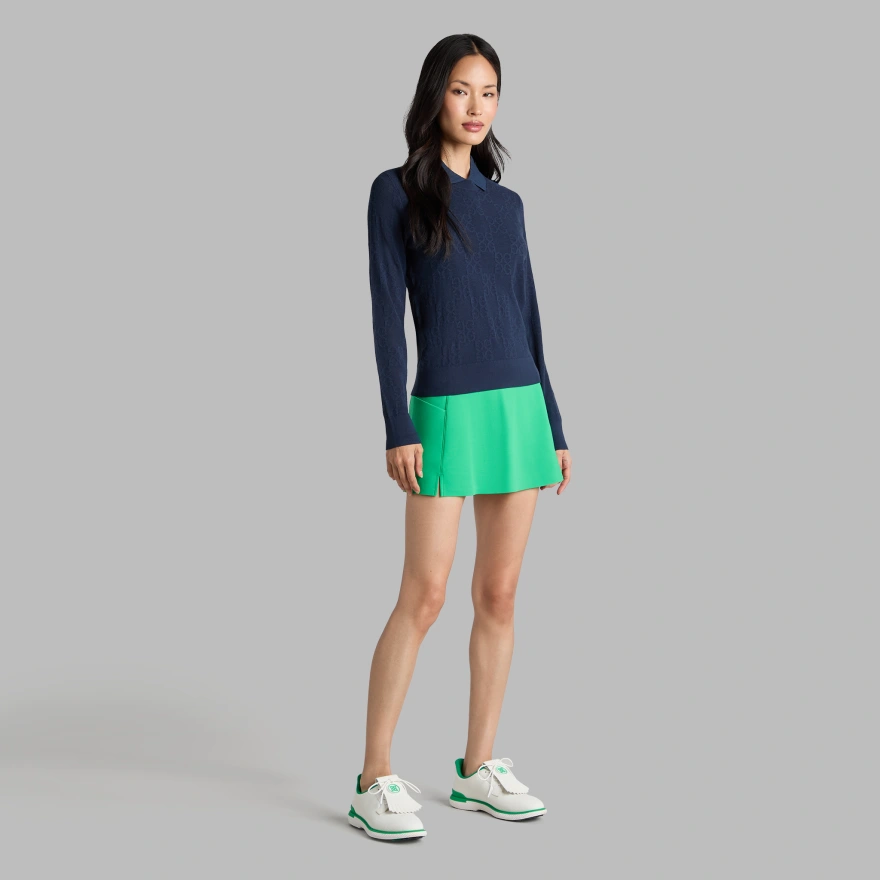 POINTELLE G CREWNECK SWEATER in Twilight - Alternate Image 2
