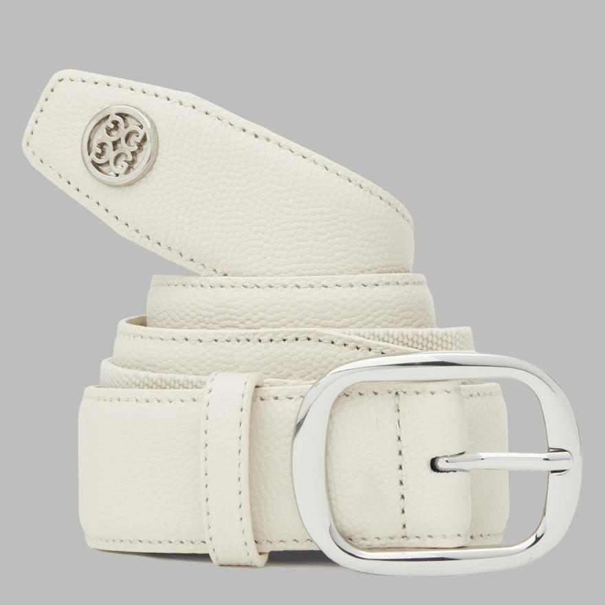 MEN'S CIRCLE G'S WEBBED BELT in STONE