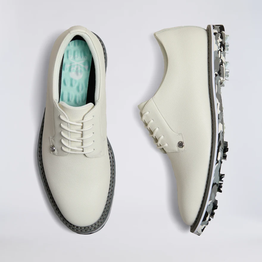 MEN'S GALLIVANTER G/LOCK LEATHER GOLF SHOE in Snow / Charcoal - Alternate Image 2