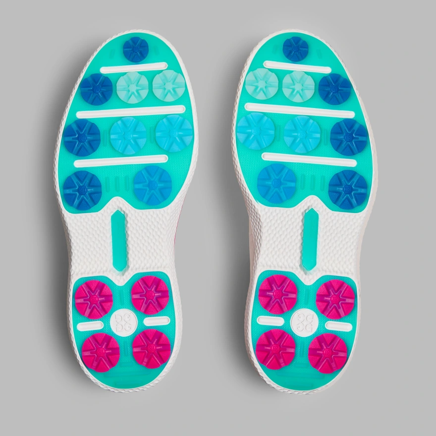 MEN'S GALLIVAN2R EMBOSSED SKULL & TEES GOLF SHOE in SNOW / KNOCKOUT PINK - Alternate Image 3