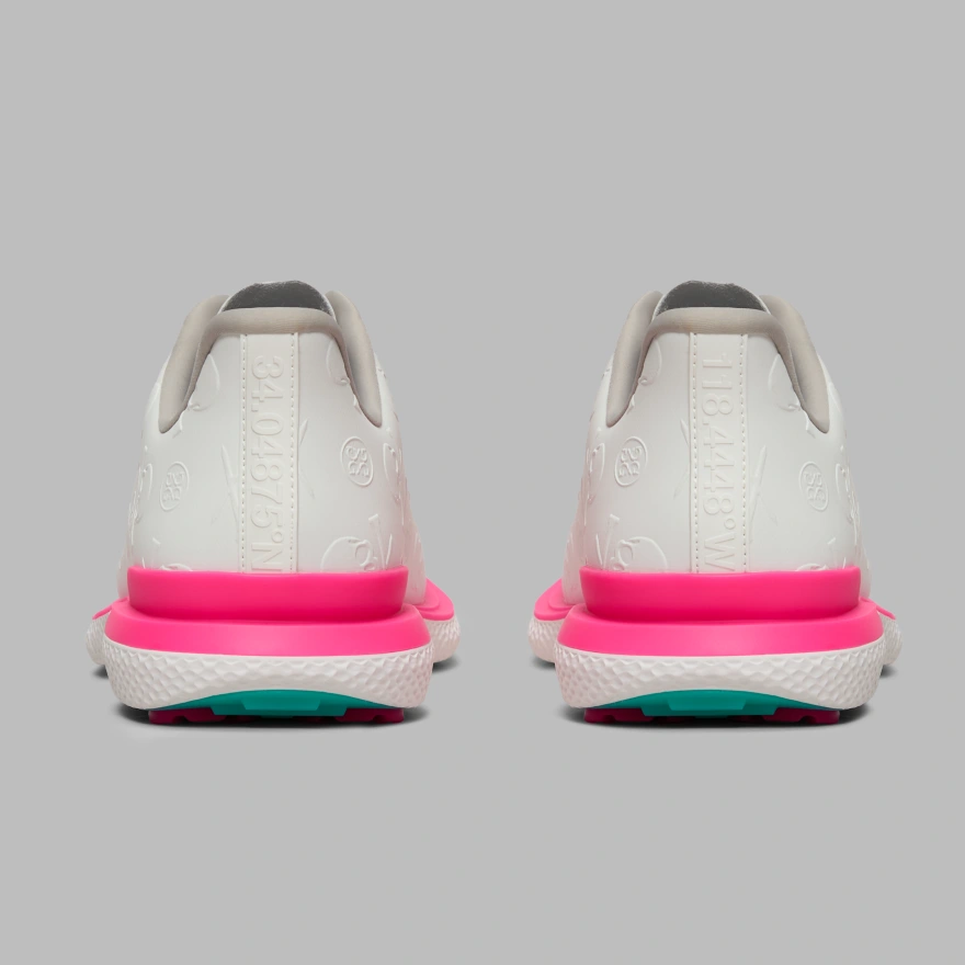 MEN'S GALLIVAN2R EMBOSSED SKULL & TEES GOLF SHOE in SNOW / KNOCKOUT PINK - Alternate Image 4