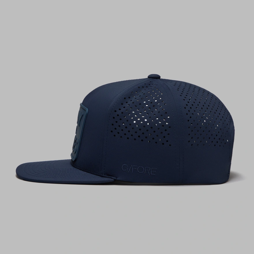 PRAY FOR BIRDIES PATCH PERFORATED DELTA HAT in Twilight - Alternate Image 6