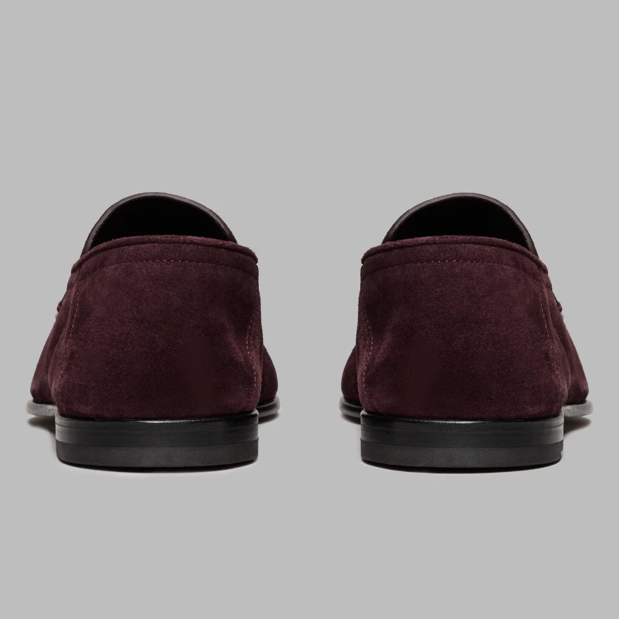 MEN'S METAL TEES SUEDE FLEX LOAFER in DARK PLUM - Alternate Image 4