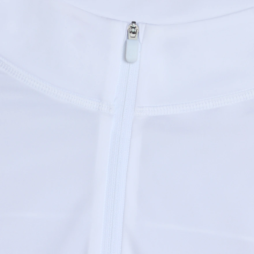 TECH M&Eacute;LANGE RAGLAN QUARTER ZIP PULLOVER in Snow - Alternate Image 4