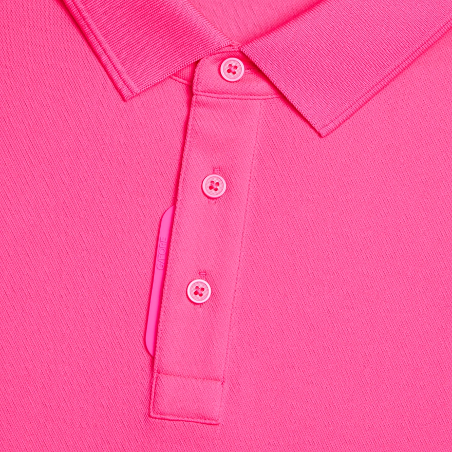 ESSENTIAL PERFORMANCE PIQU&Eacute; POLO in KNOCKOUT PINK - Alternate Image 4