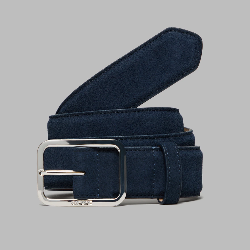 MEN'S LUXE SUEDE BELT in Twilight