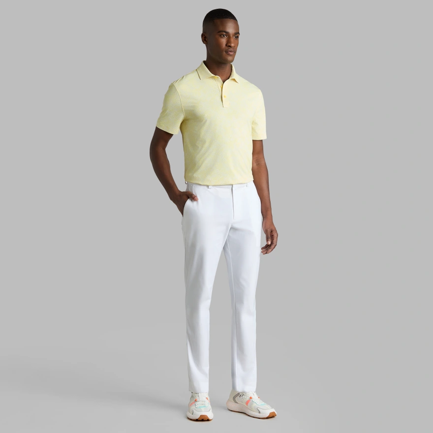 HYDRANGEA TECH JERSEY POLO in Canary - Alternate Image 2