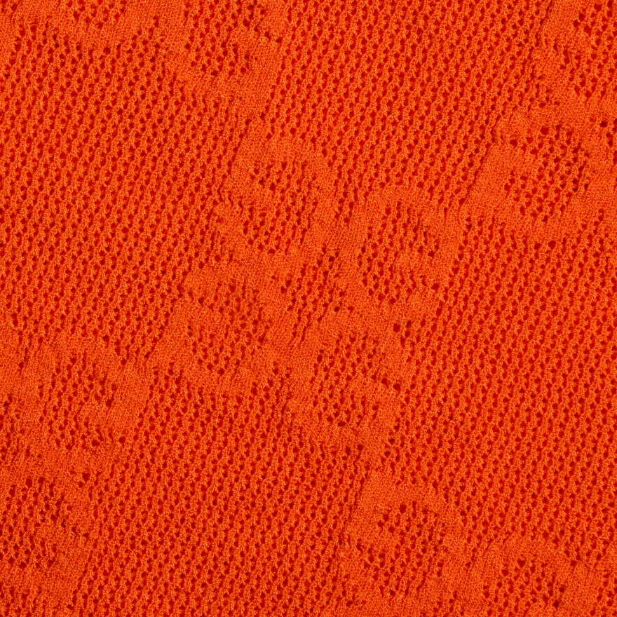 POINTELLE G SHORT SLEEVE SWEATER in SHOCKING ORANGE - Alternate Image 5
