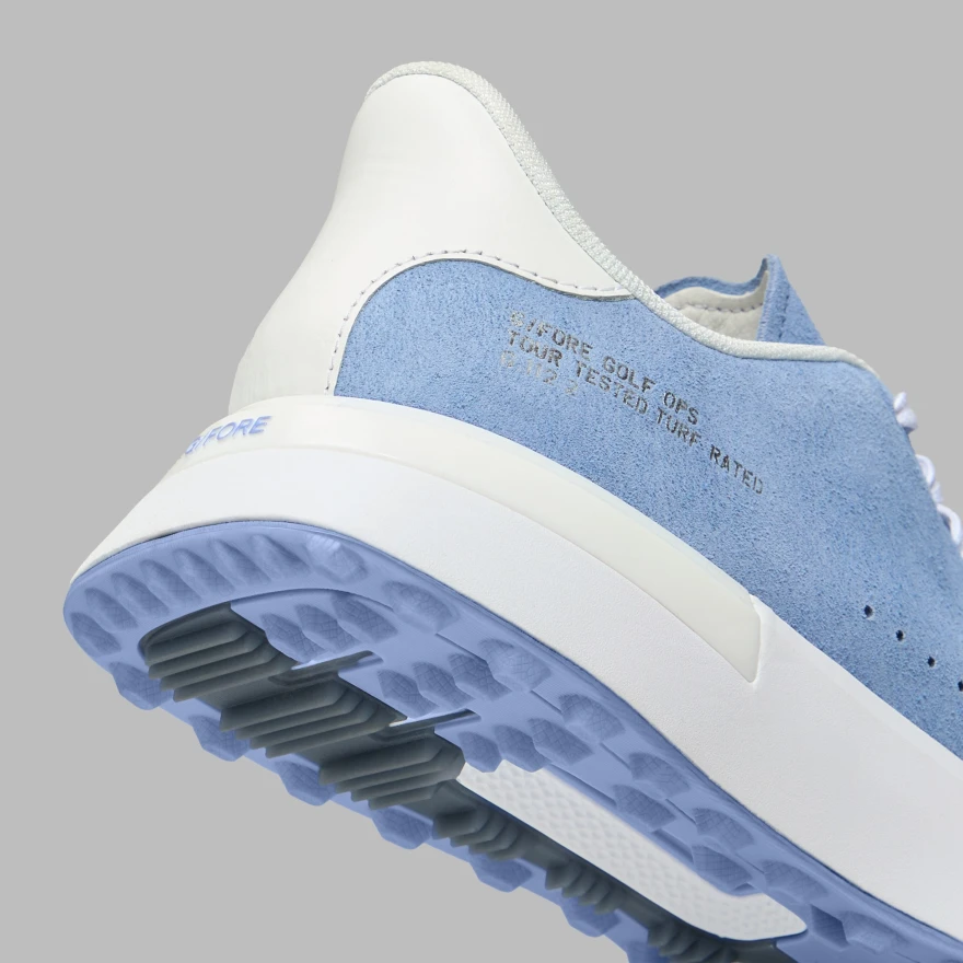 WOMEN'S G.112 SUEDE KILTIE GOLF SHOE in WILLOW / SNOW - Alternate Image 1