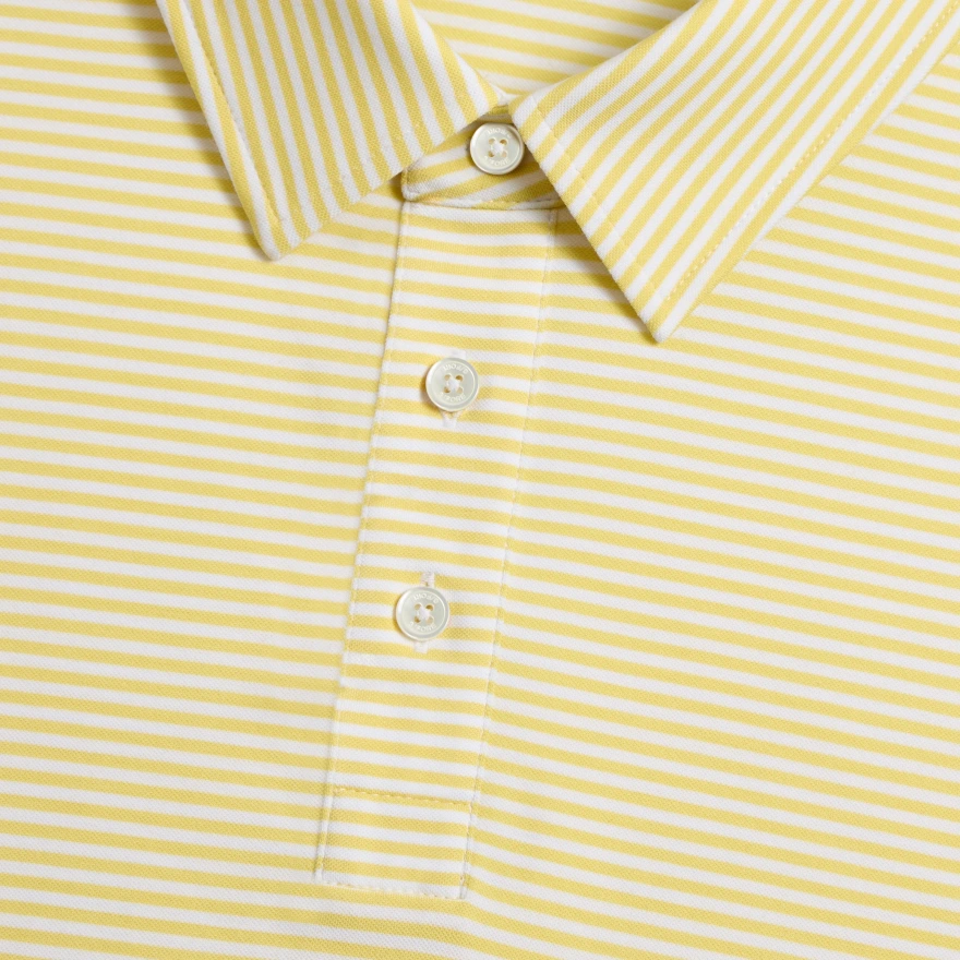 ALL PLAY STRIPE STRETCH KNIT POLO | MEN'S POLO SHIRTS | G/FORE