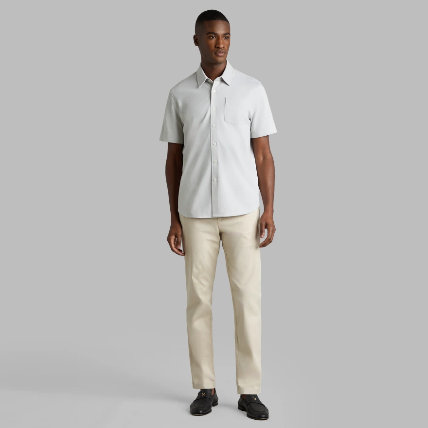 OXFORD PIQU&Eacute; SHIRT in Nimbus - Alternate Image 2