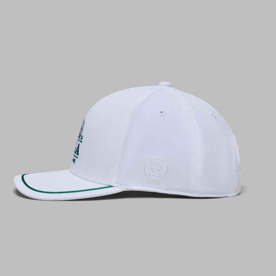 2026 PGA OFFICIAL LOGO SOUTACHE HAT in SNOW / GREEN - Alternate Image 6