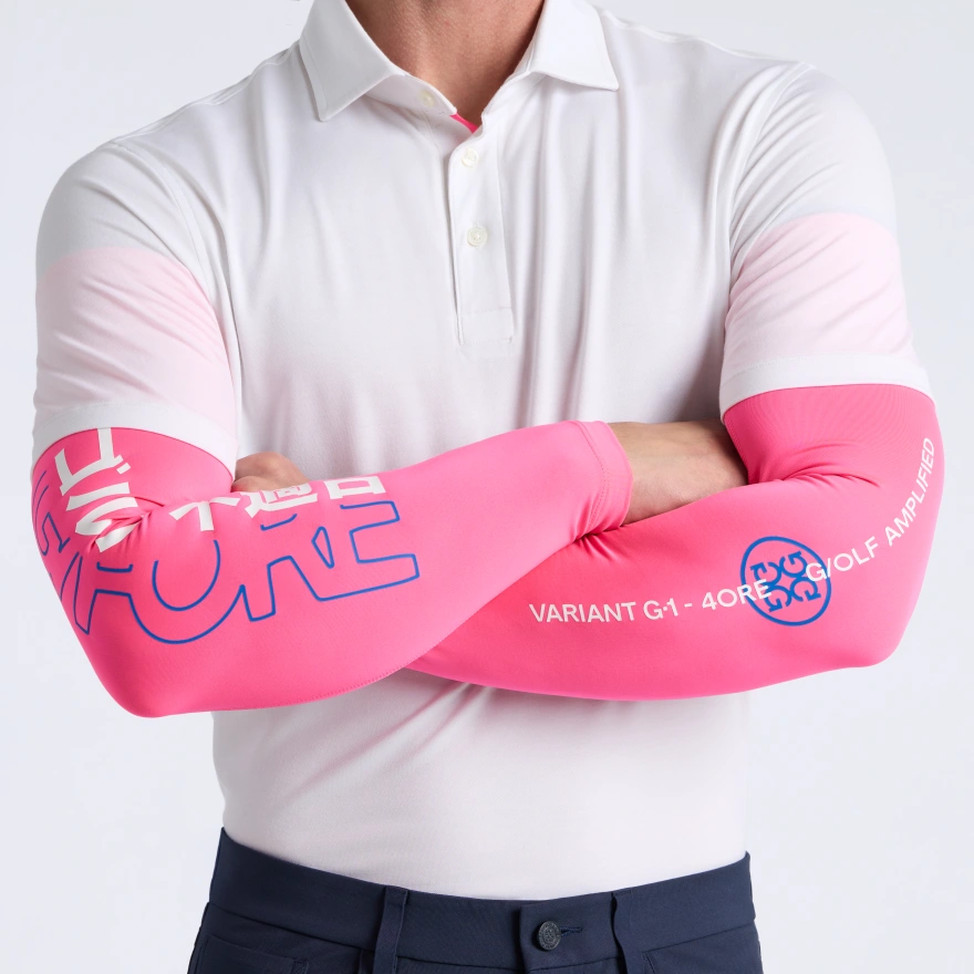 MEN'S COOLING SUN SLEEVE in KNOCKOUT PINK - Alternate Image 1