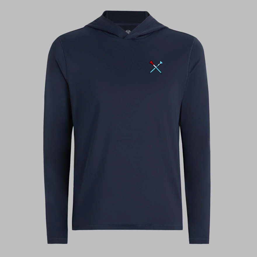 LTD RELEASE TEE TIME BRUSHED BACK TECH TERRY HOODIE in Twilight
