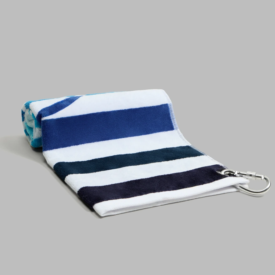 MULTI STRIPE GOLF TOWEL in SNOW / MULTI - Alternate Image 3