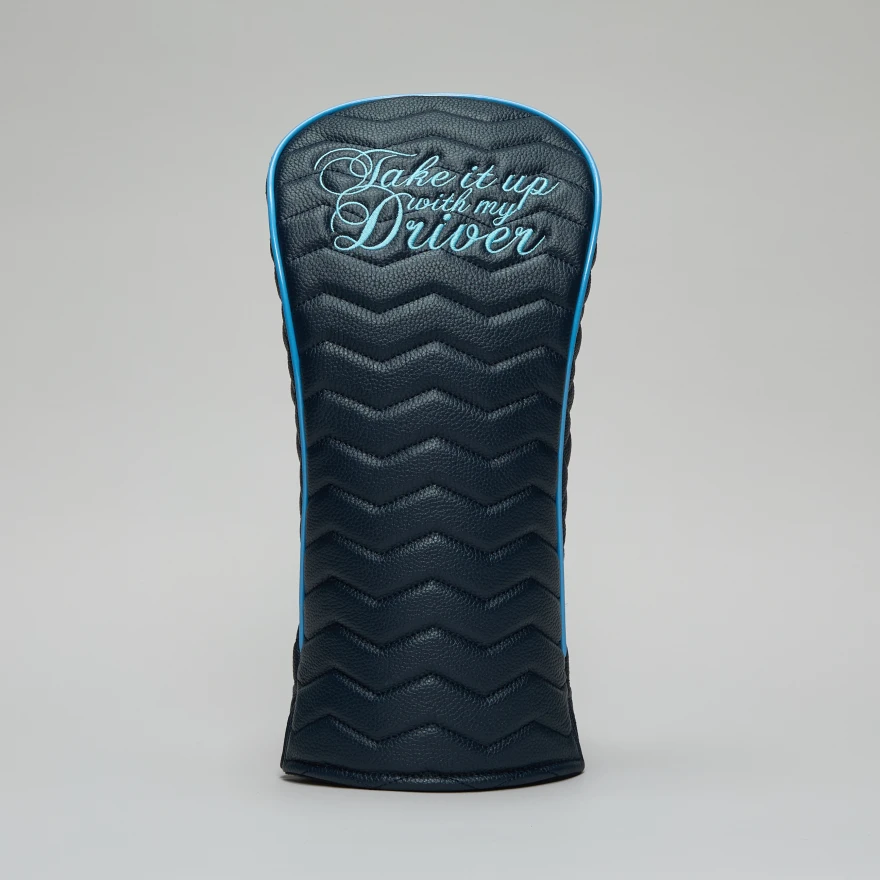 TAKE IT UP WITH MY DRIVER LEATHER HEADCOVER in Twilight