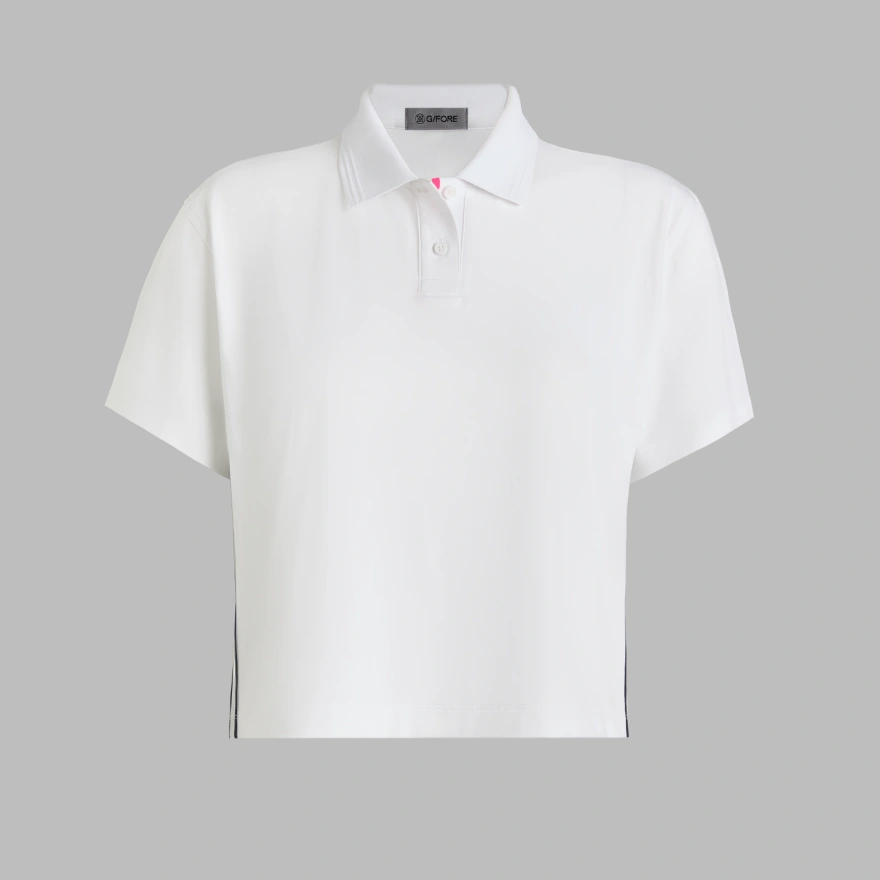 ALL PLAY TUX BOXY POLO in Snow - Alternate Image 1