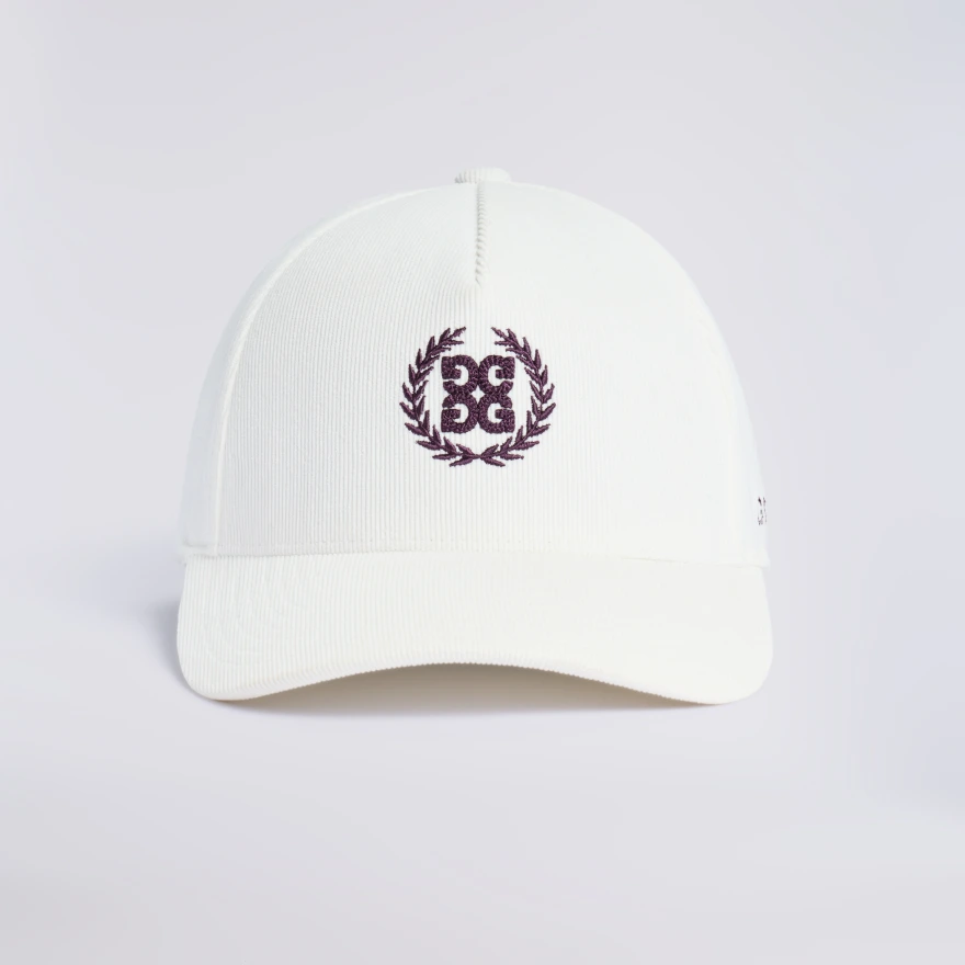 G WREATH CORDUROY LOW PROFILE HAT in CHALK WHITE - Alternate Image 3