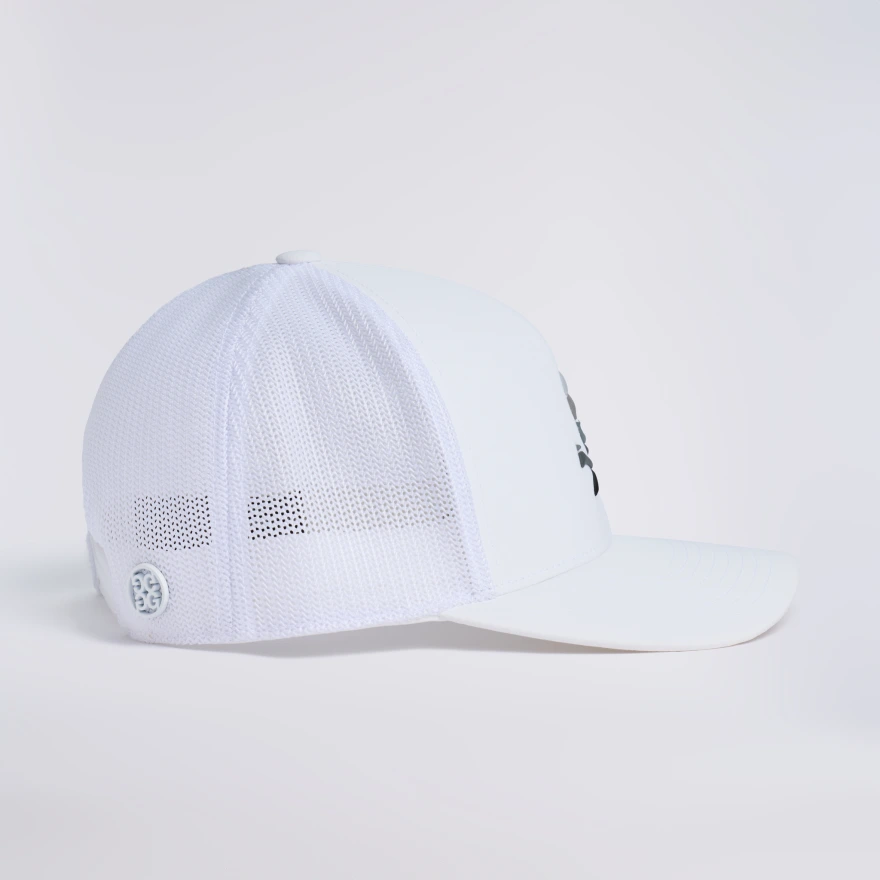 SKULL & TEES MID TRUCKER HAT in Snow - Alternate Image 4