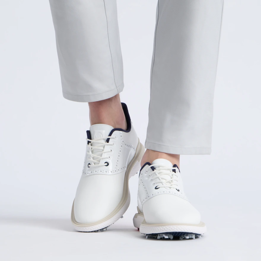 MEN'S GALLIVAN2R G/LOCK BROGUE SADDLE GOLF SHOE in SNOW/STONE - Alternate Image 6