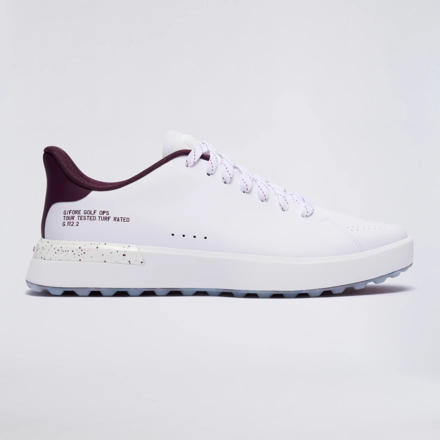 MEN'S G.112 GOLF SHOE in SNOW / DARK PLUM - Alternate Image 2