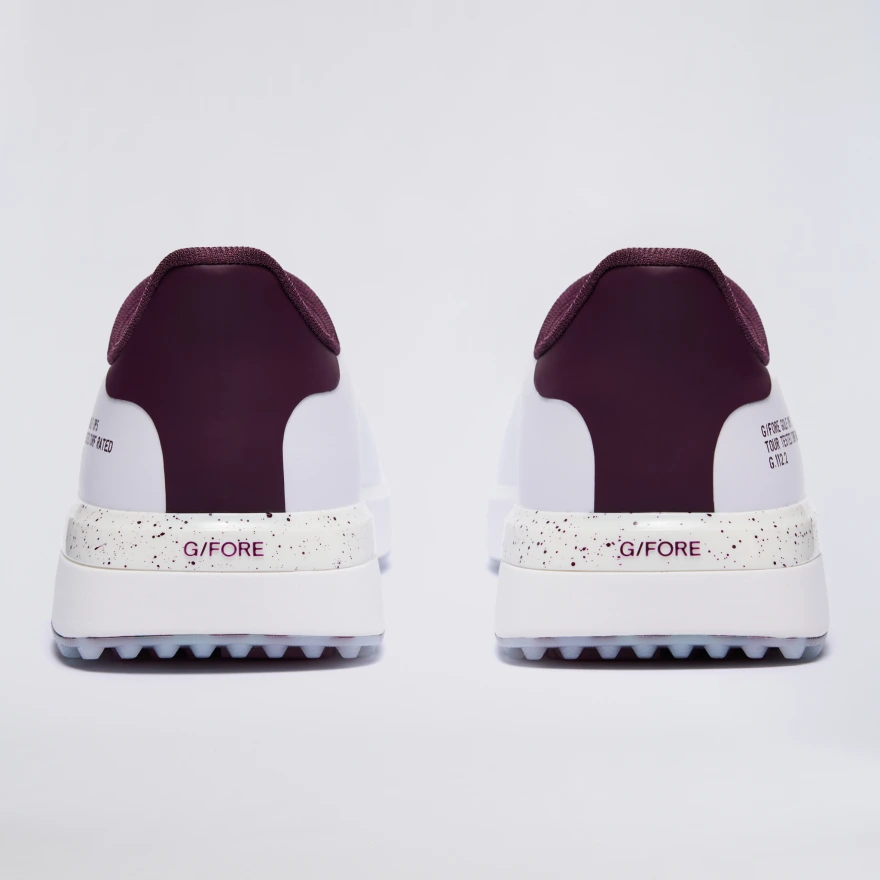 MEN'S G.112 GOLF SHOE in SNOW / DARK PLUM - Alternate Image 4