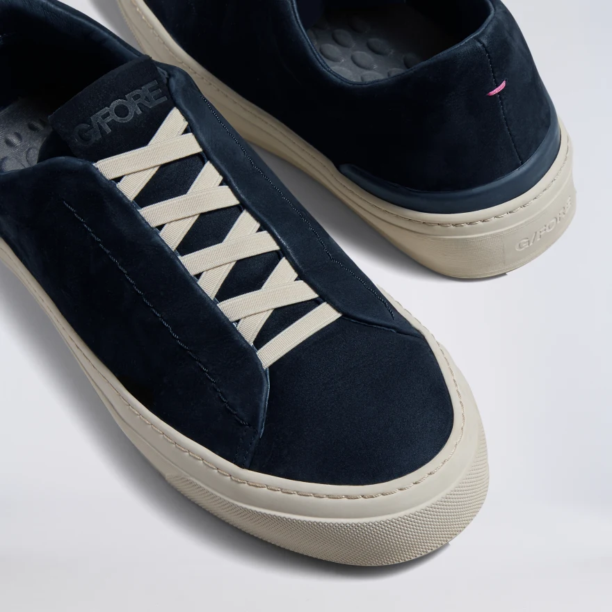 MEN'S ENDEAVOUR SLIP ON LEATHER SNEAKER in Twilight - Alternate Image 4
