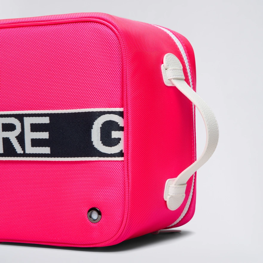CANVAS SHOE BAG in KNOCKOUT PINK - Alternate Image 1