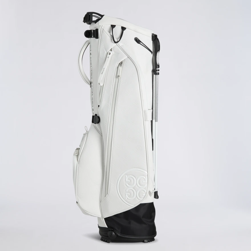 G/FORE デイトナ　ホワイト ゴルフバッグ EMBOSSED SKULL & TEES DAYTONA CARRY GOLF BAG | GOLF BAGS FOR MEN