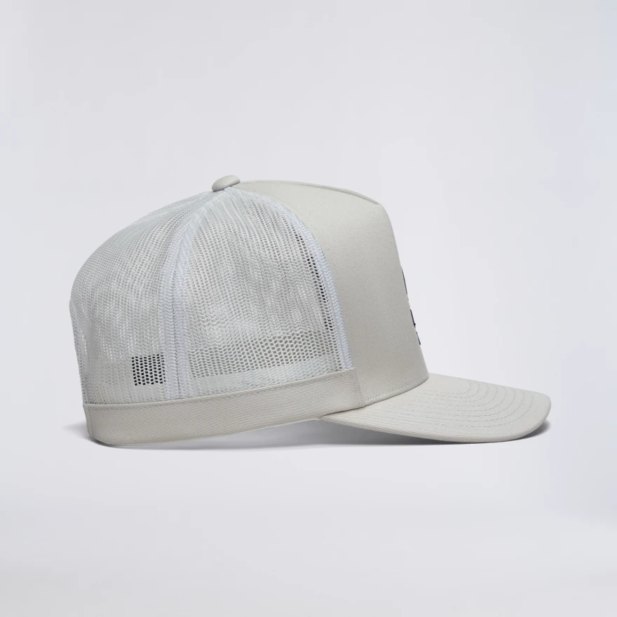 CAMO SKULL & TEES TALL TRUCKER HAT in PUMICE - Alternate Image 9