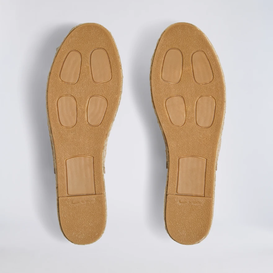 WOMEN'S METAL TEES NUBUCK ESPADRILLE in PUMICE - Alternate Image 3