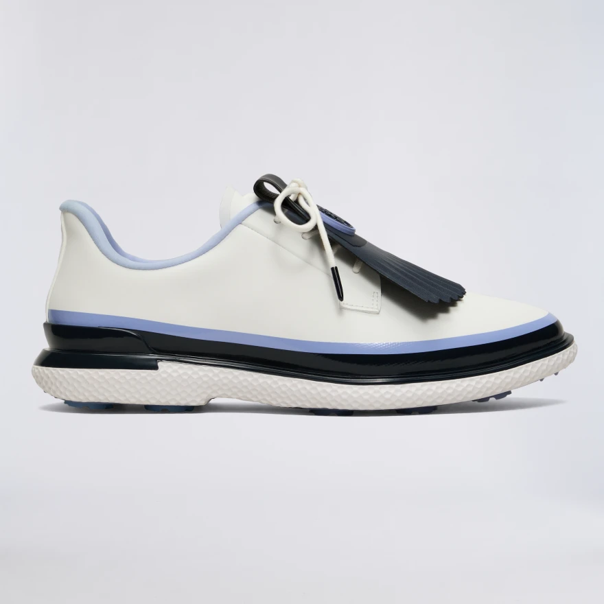 G/FORE ゴルフワンピース ホワイト/ネイビー WOMEN'S GALLIVAN2R TUXEDO STRIPE STIPPLED GOLF SHOE | WOMEN'S GOLF