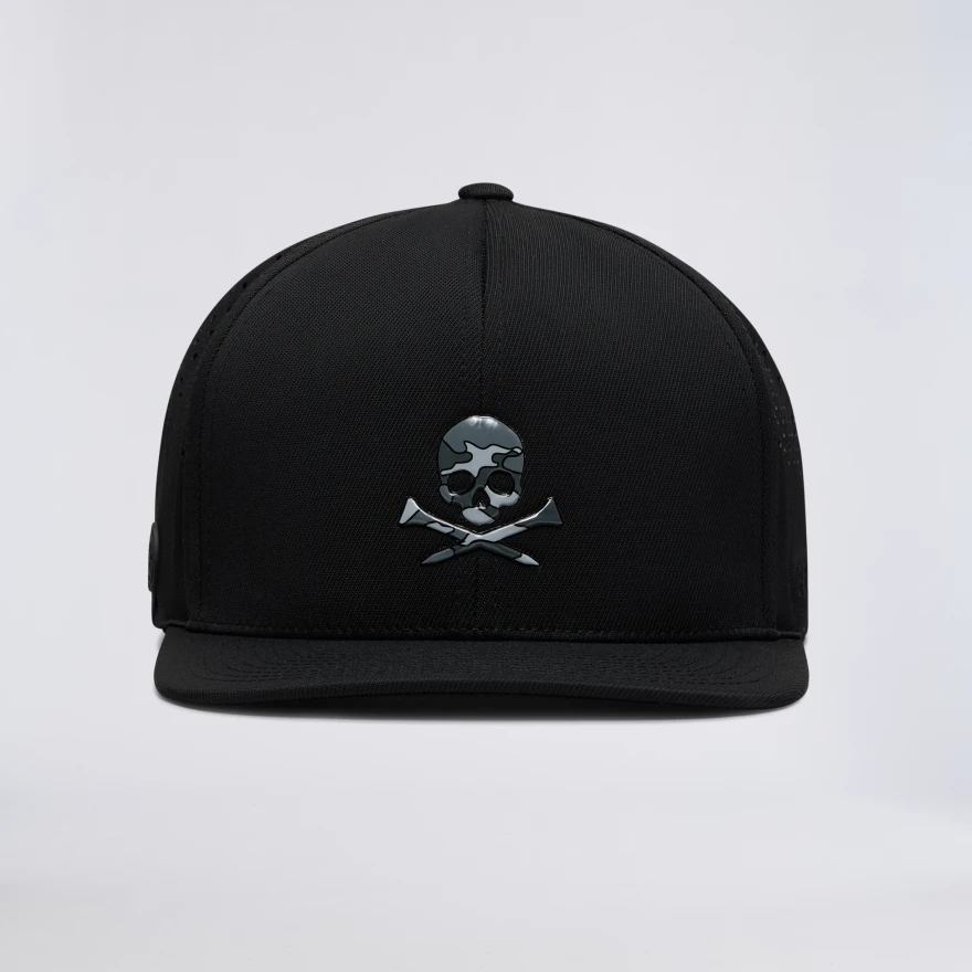 SKULL & TEES PERFORATED DELTA HAT in Onyx - Alternate Image 9