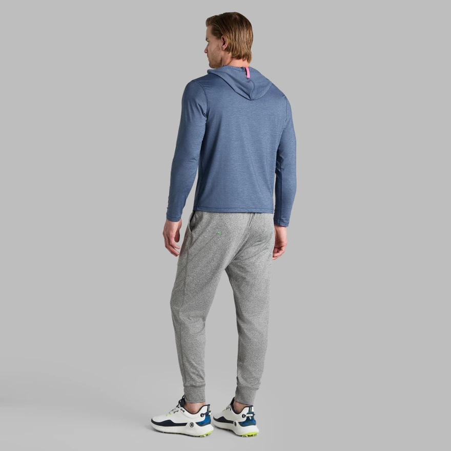 2026 PGA M&Eacute;LANGE ICE NYLON HOODIE in TWILIGHT MELANGE - Alternate Image 2
