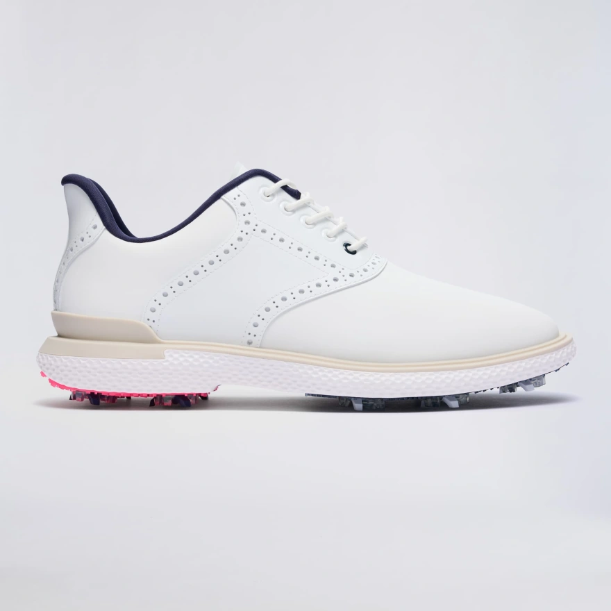 MEN'S GALLIVAN2R G/LOCK BROGUE SADDLE GOLF SHOE in SNOW/STONE - Alternate Image 2