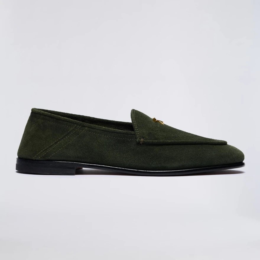 WOMEN'S METAL TEES SUEDE FLEX LOAFER in Pine - Alternate Image 2