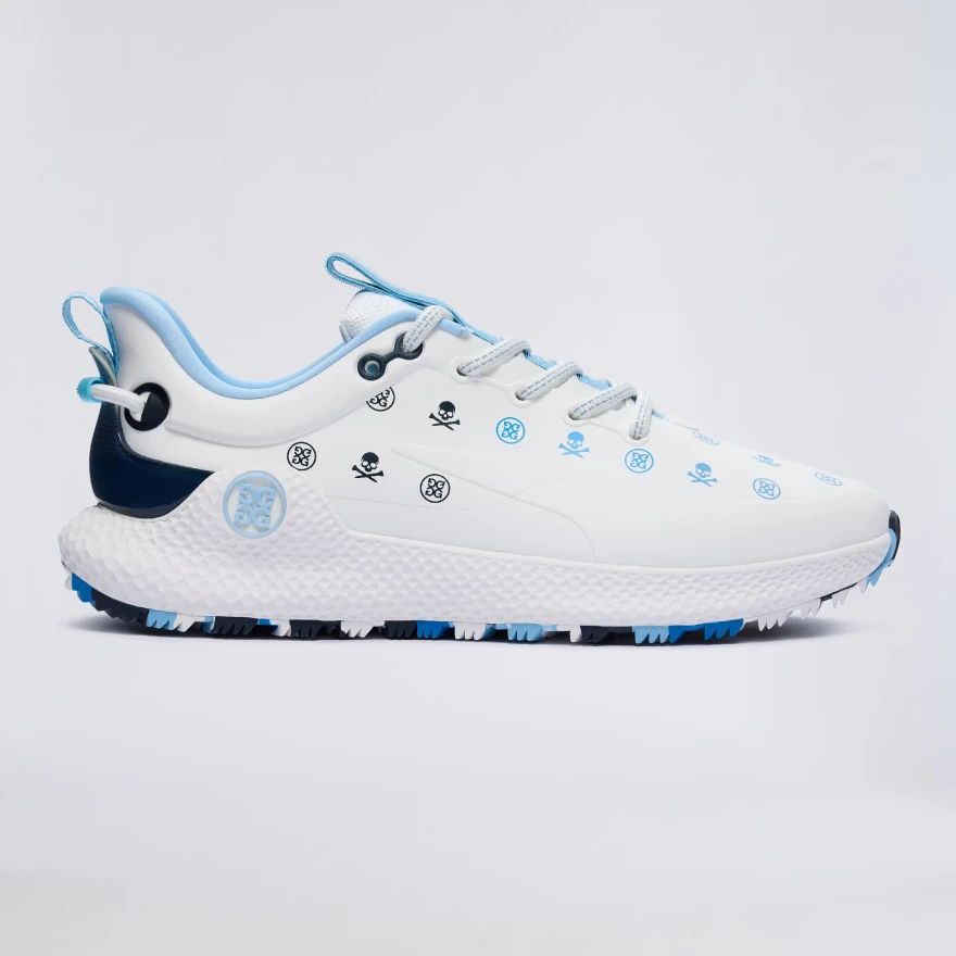 WOMEN'S MG4+ O2 GRADIENT SKULL & TEES GOLF SHOE in SNOW / MULTI - Alternate Image 2