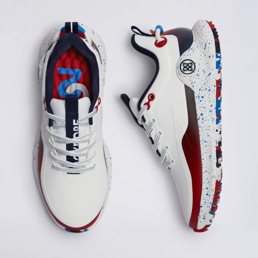 WOMEN'S MG4+ O2 GRADIENT GOLF SHOE in SNOW / CLASSIC RED