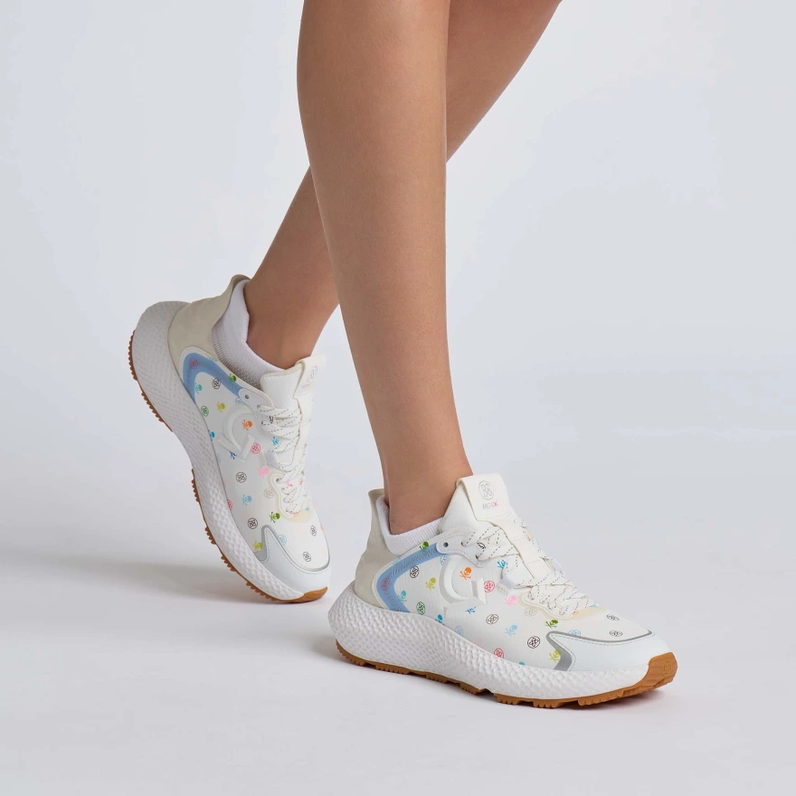 WOMEN'S MG4X2 SKULL & TEES HYBRID GOLF CROSS TRAINER in SNOW / MULTI - Alternate Image 7