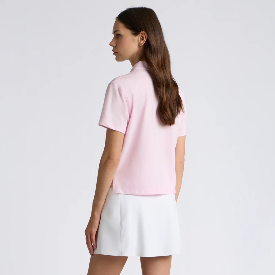 ALL PLAY TUX BOXY POLO in Blush - Alternate Image 3