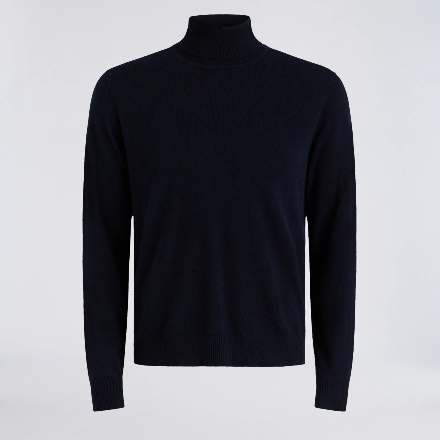 LTD RELEASE CASHMERE TURTLENECK SWEATER in Twilight