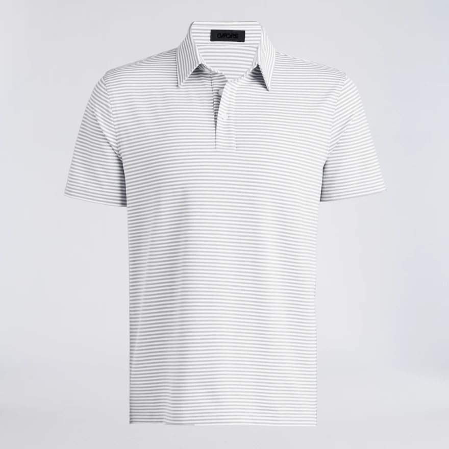 ALL PLAY STRIPE STRETCH KNIT POLO | MEN'S POLO SHIRTS | G/FORE