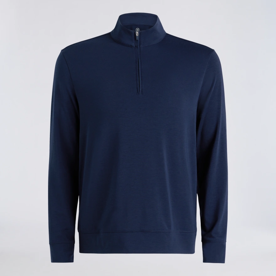 SOFT TOUCH JERSEY 1/4 ZIP in Twilight
