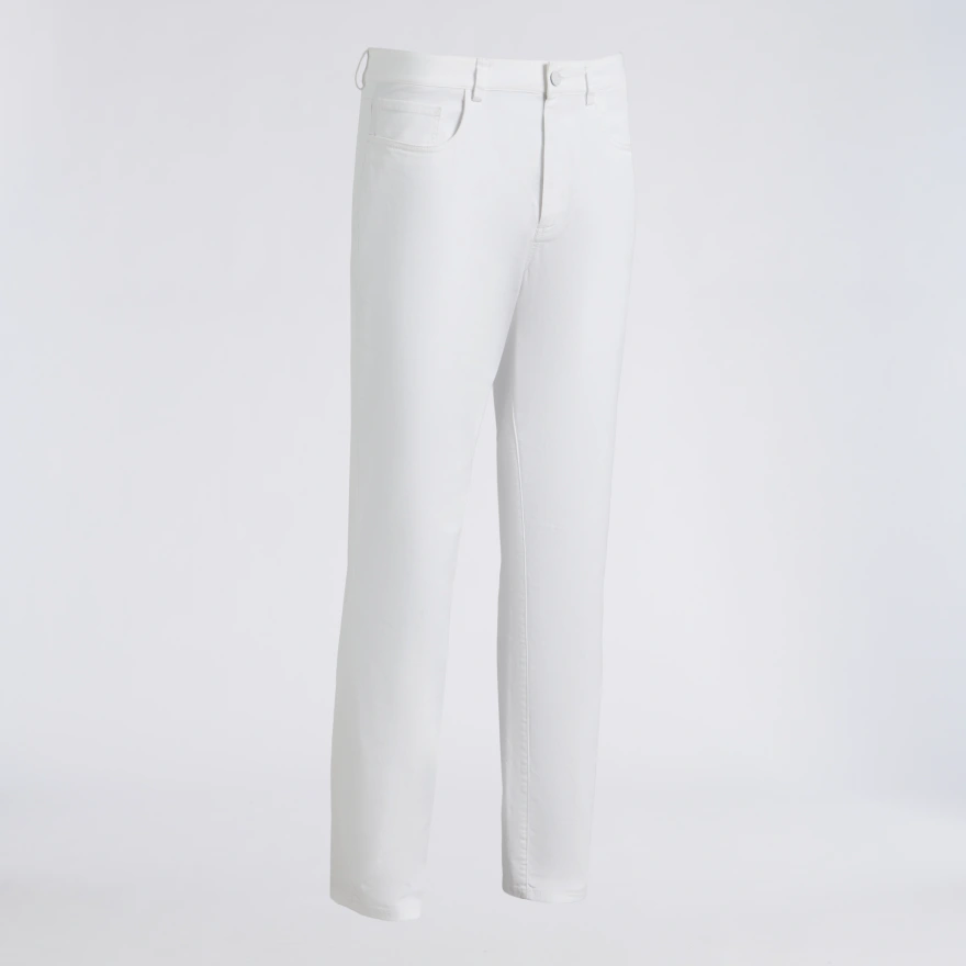 ALL PLAY COTTON STRETCH 5 POCKET STRAIGHT LEG PANT in Snow