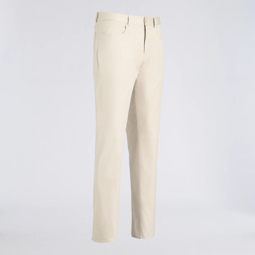 ALL PLAY COTTON STRETCH 5 POCKET STRAIGHT LEG PANT in PUMICE