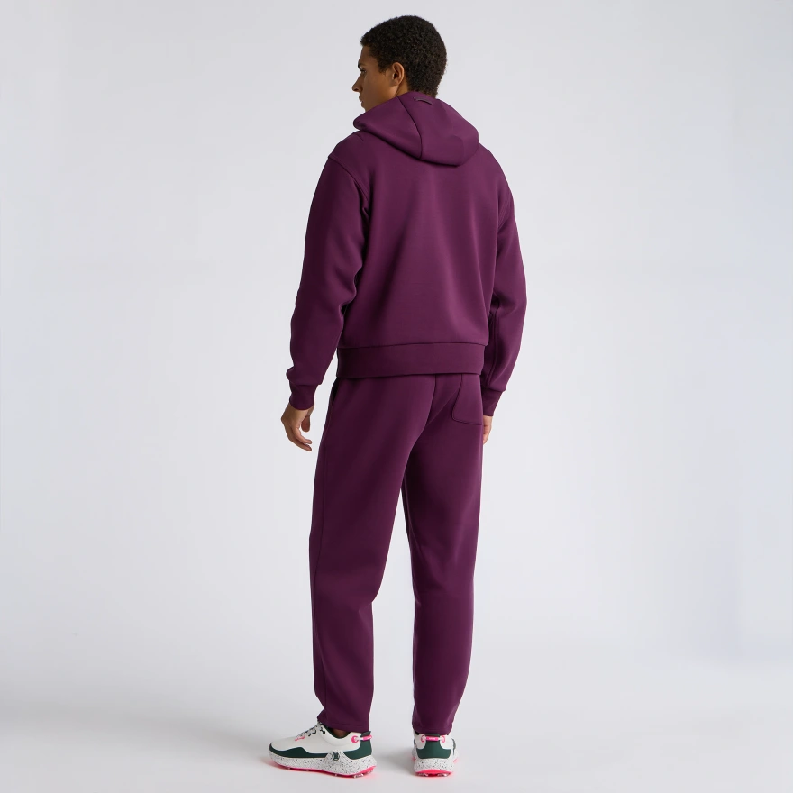 LTD RELEASE COTTON BLEND SCUBA PANT in DARK PLUM - Alternate Image 5