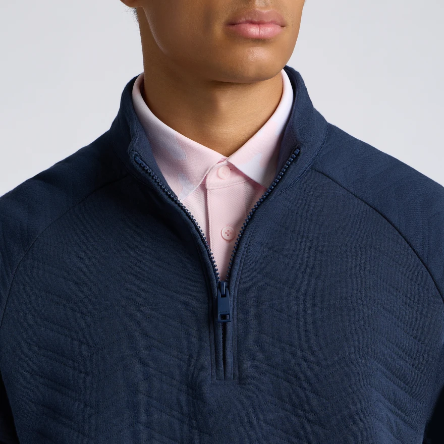 DUNES COTTON QUILTED 1/4 ZIP PULLOVER - Alternate Image 5
