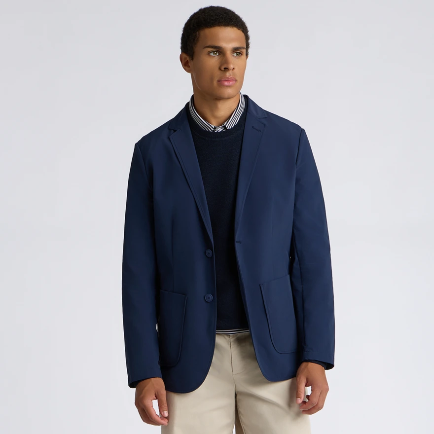 COMPACT STRETCH TRAVEL BLAZER in Twilight - Alternate Image 2