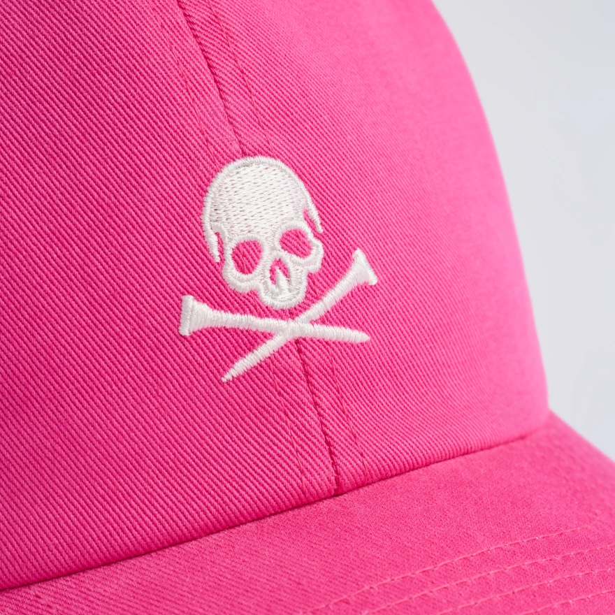 MINI SKULL & TEES LOW PROFILE HAT in KNOCKOUT PINK - Alternate Image 1