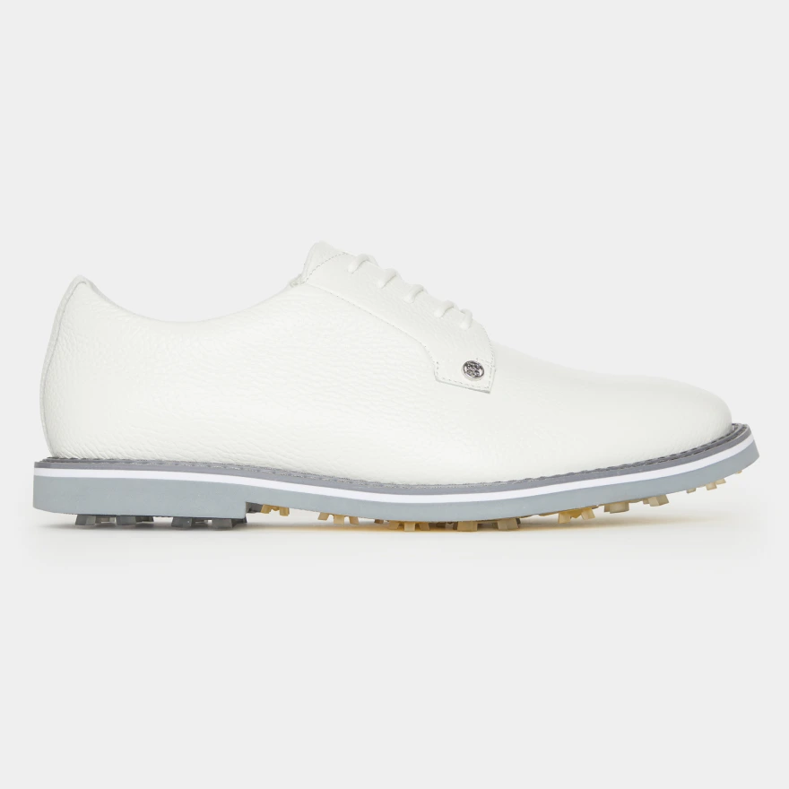 MEN'S GALLIVANTER PEBBLE LEATHER GOLF SHOE in SNOW / MONUMENT